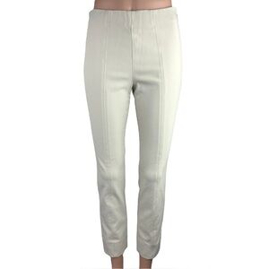 VINCE | Bone Side Zip Mid Rise Cropped Pants